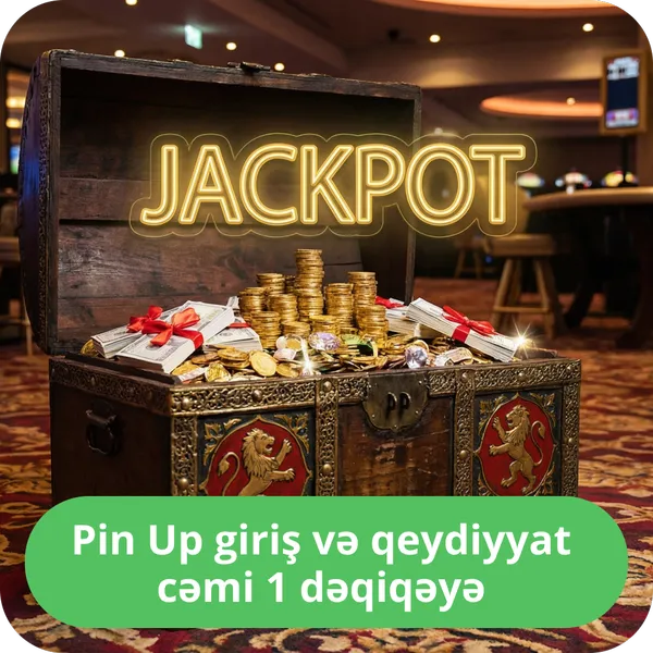 Pin Up giriş və qeydiyyat cəmi 1 dəqiqəyə